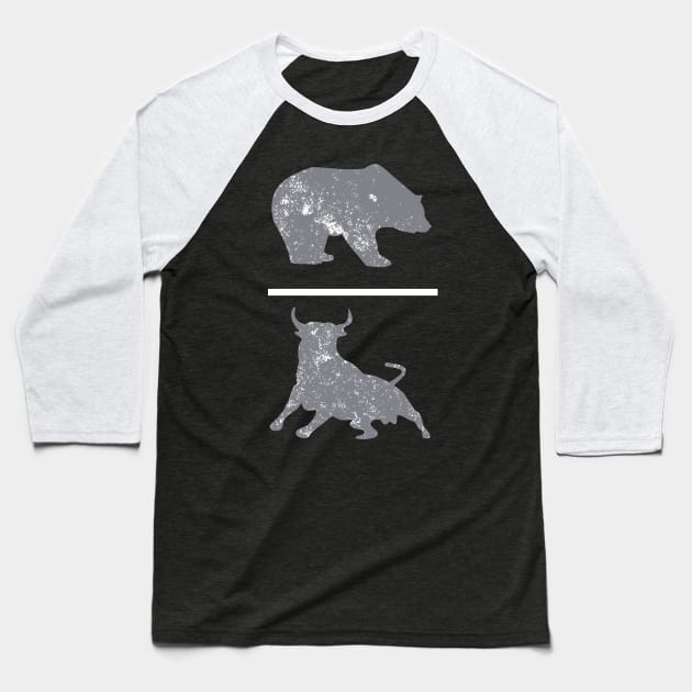 Bear Bull Baseball T-Shirt by DiscoverNow